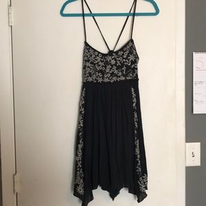 American Eagle dark gray sundress